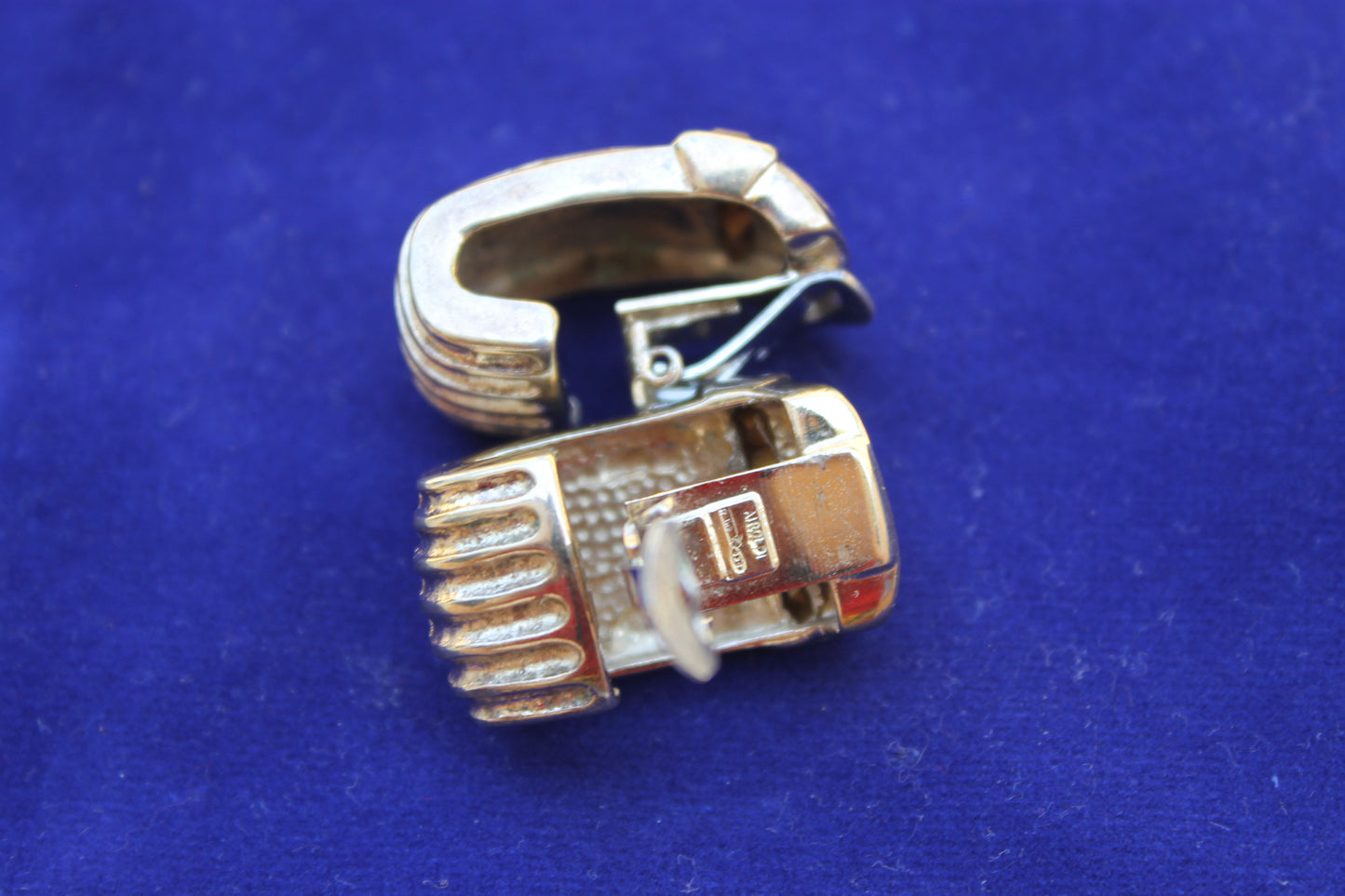 Sigillo del Sussurro - Vintage 1980s 925 Silver Earrings