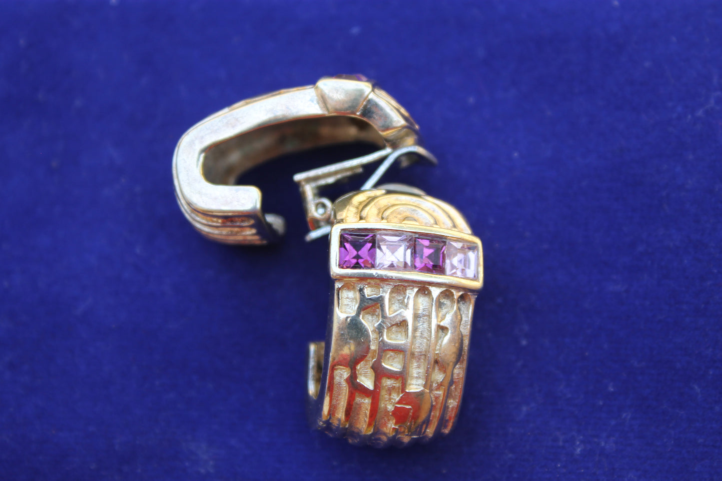 Sigillo del Sussurro - Vintage 1980s 925 Silver Earrings