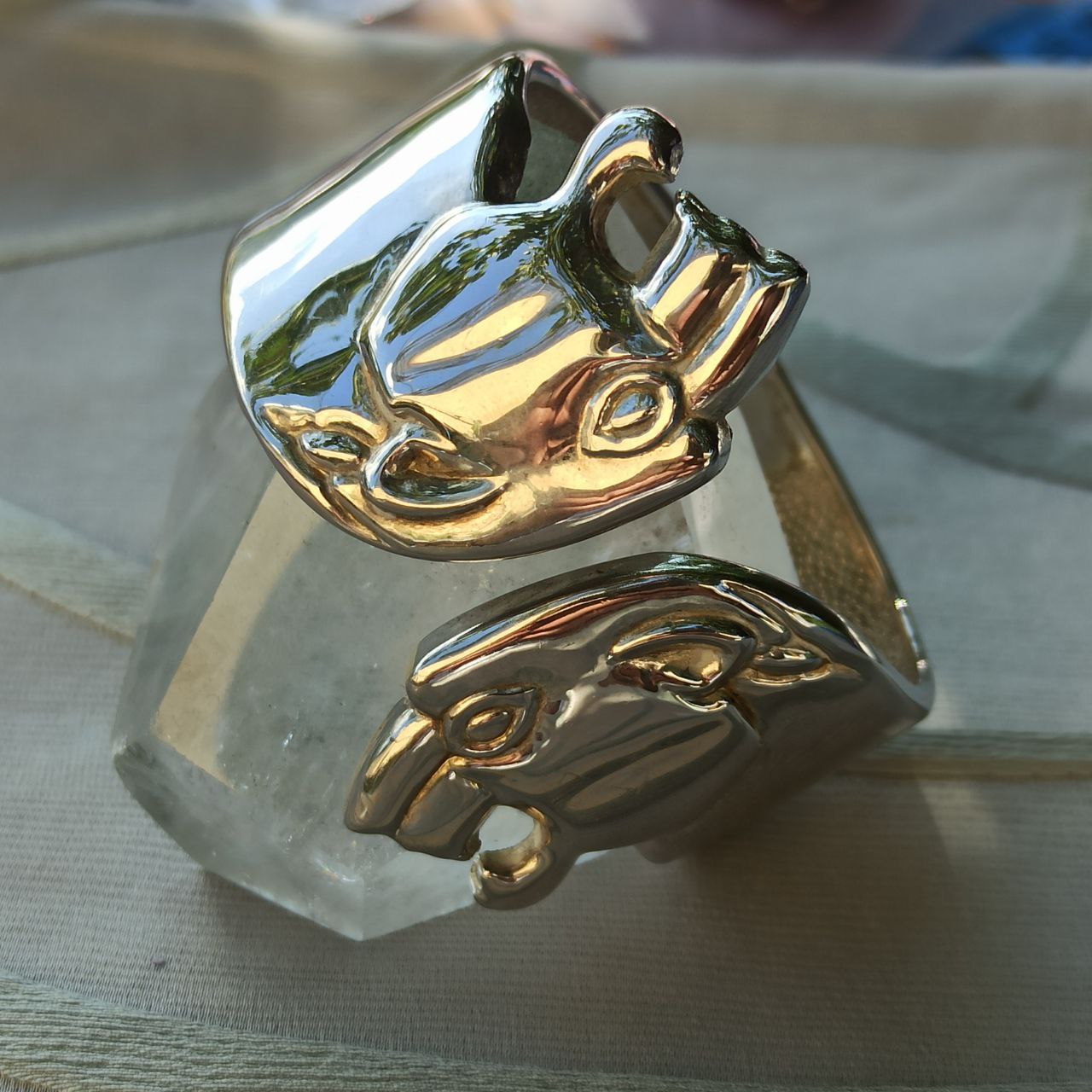 Vintage 1980s American Jaguar Bracelet - Sigillo della Dea