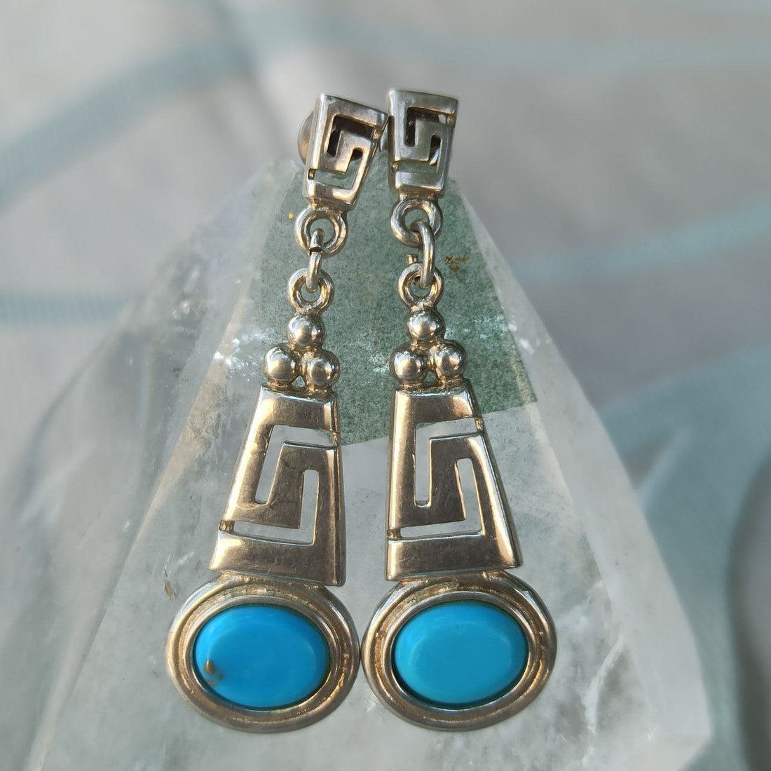 Vintage Silver Earrings: Timeless Elegance - Labirinto Sacro