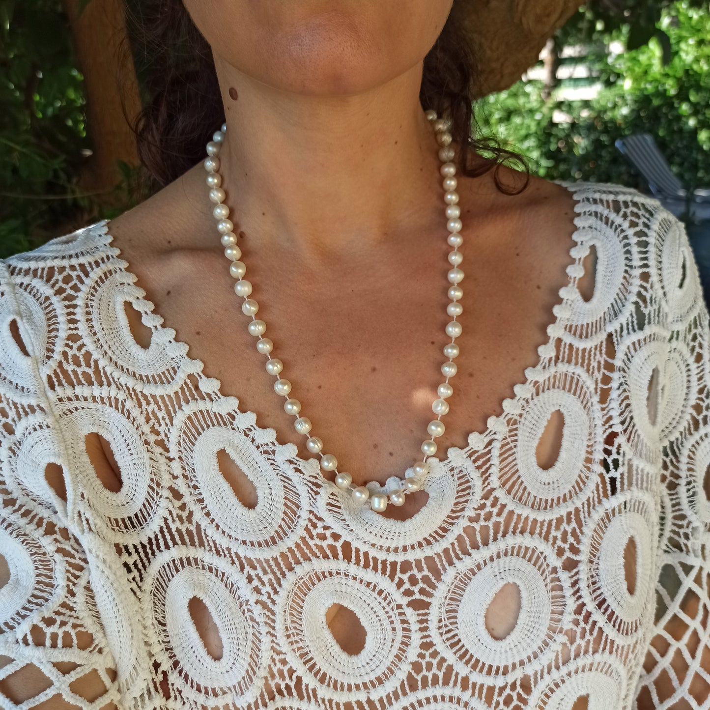Lacrime di Luna - Necklace with Baroque Freshwater Pearls