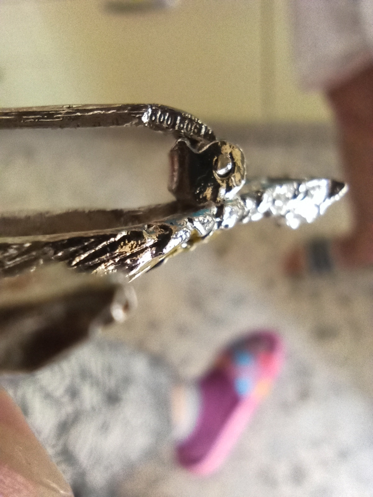 Vintage 800 Silver Enamel Pheasant Brooch - Sigillo del Bosco