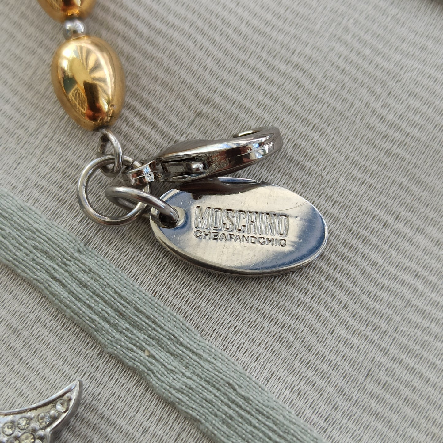 Vintage Moschino Goose Pendant Necklace - L’Oca Alchemica