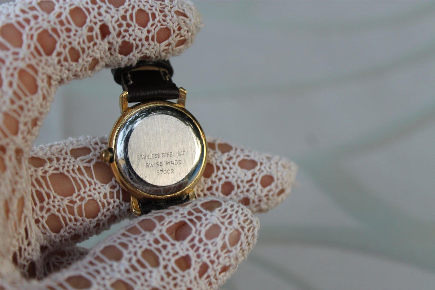 Vintage Breil Watch in Steel and Black Leather - Custode del Tempo