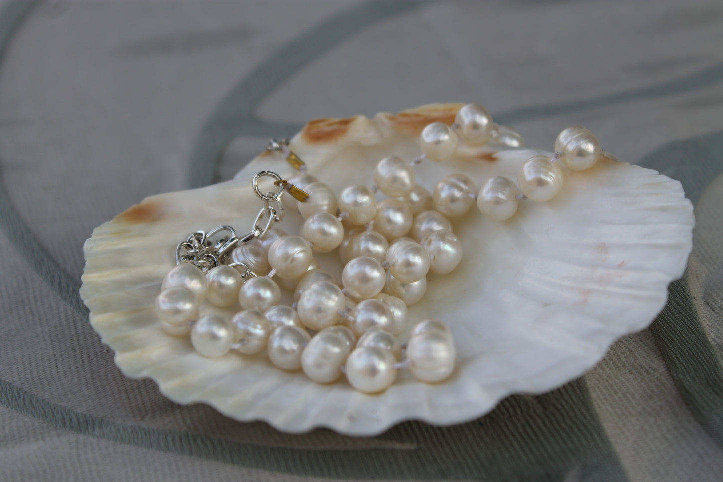 Lacrime di Luna - Necklace with Baroque Freshwater Pearls