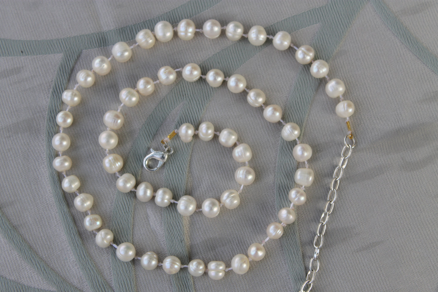 Lacrime di Luna - Necklace with Baroque Freshwater Pearls